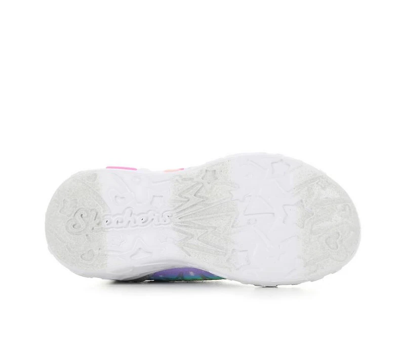 Girls' Skechers Toddler Unicorn Charm Slip-In Light-Up Shoes