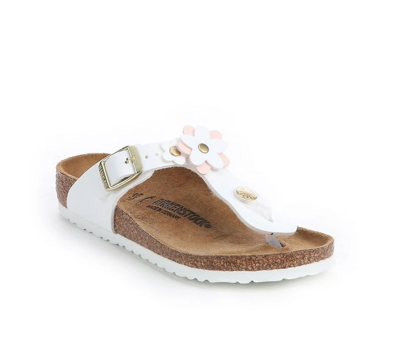 Girls' Birkenstock Little Kid Gizeh Flowers Footbed Sandals