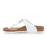 Girls' Birkenstock Little Kid Gizeh Flowers Footbed Sandals