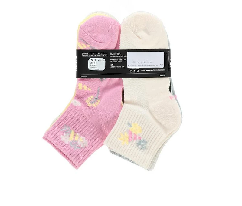 Adidas Girls 6 Pack Cushioned Quarter