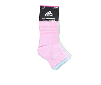 Adidas Girls 6 Pack Superlite Quarter