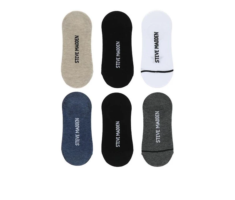 Steve Madden 6 Pack Women Sneaker Liner Socks