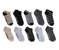 Steve Madden 10 Pack Low Cut Dot Socks