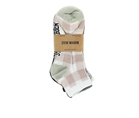 Steve Madden 6 Pack Women's Quarter Socks