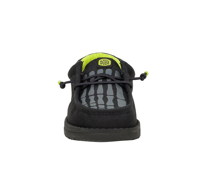 Kids' HEYDUDE Little Kid & Big Wally Y Skeleton Feet Shoes
