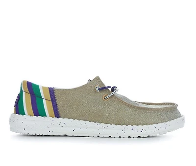 Women's HEYDUDE Wendy Funk Mardi Gras Party Casual Shoes