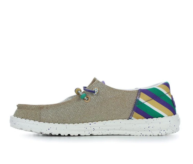 Women's HEYDUDE Wendy Funk Mardi Gras Party Casual Shoes