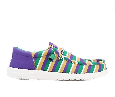 Men's HEYDUDE Wally Funk Mardi Gras Party Casual Shoes