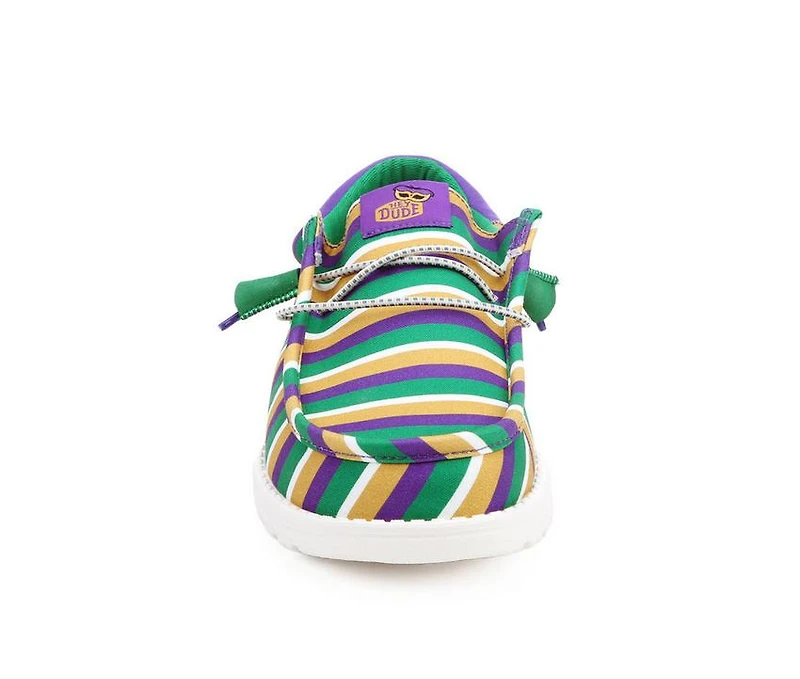 Men's HEYDUDE Wally Funk Mardi Gras Party Casual Shoes