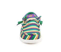 Men's HEYDUDE Wally Funk Mardi Gras Party Casual Shoes