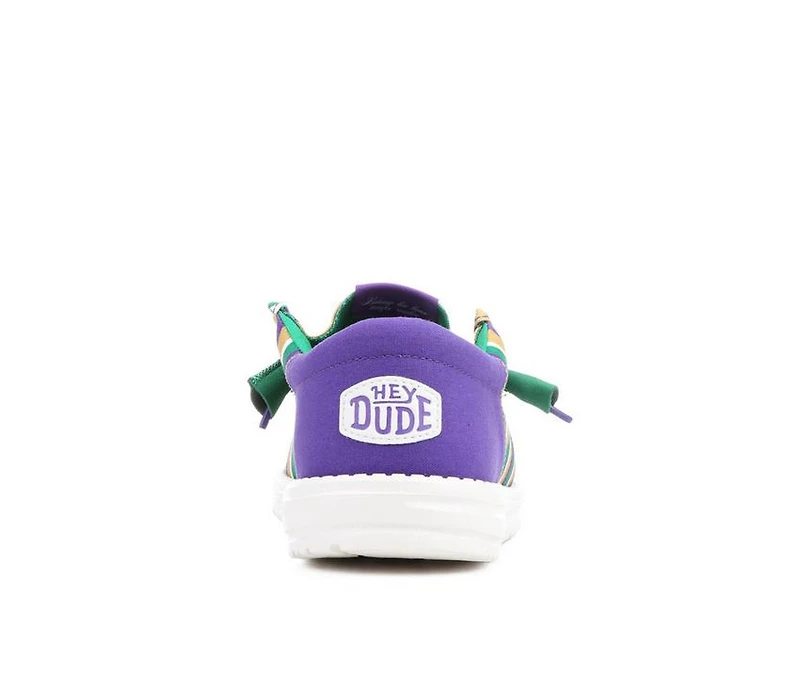 Men's HEYDUDE Wally Funk Mardi Gras Party Casual Shoes