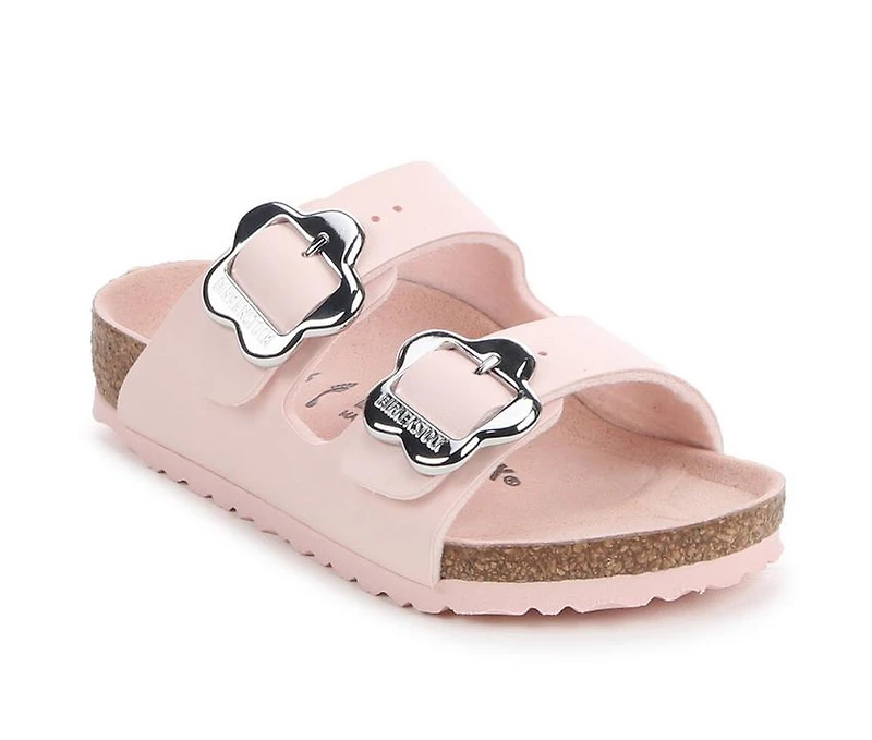 Girls' Birkenstock Little Kid Arizona Flower Buckle Footbed Sandals