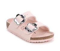 Girls' Birkenstock Little Kid Arizona Flower Buckle Footbed Sandals