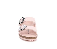 Girls' Birkenstock Little Kid Arizona Flower Buckle Footbed Sandals