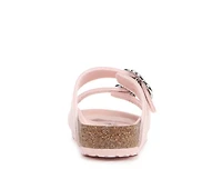Girls' Birkenstock Little Kid Arizona Flower Buckle Footbed Sandals