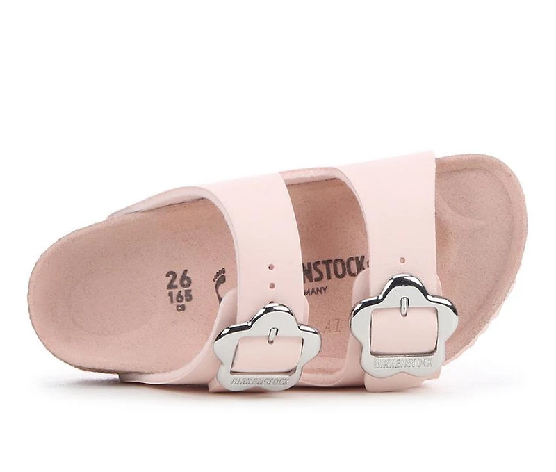 Girls' Birkenstock Little Kid Arizona Flower Buckle Footbed Sandals