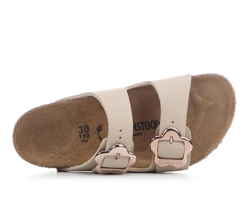 Girls' Birkenstock Little Kid Arizona Flower Buckle Footbed Sandals