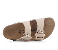 Girls' Birkenstock Little Kid Arizona Flower Buckle Footbed Sandals
