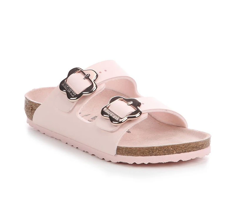 Girls' Birkenstock Little Kid Arizona Flower Buckle Footbed Sandals