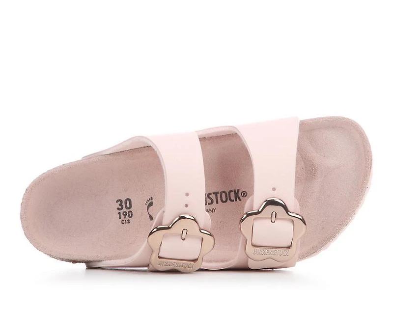 Girls' Birkenstock Little Kid Arizona Flower Buckle Footbed Sandals