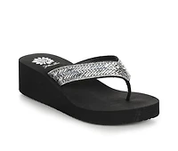 Women's Yellow Box Hestia Wedge Flip-Flops