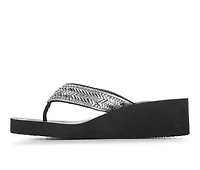 Women's Yellow Box Hestia Wedge Flip-Flops