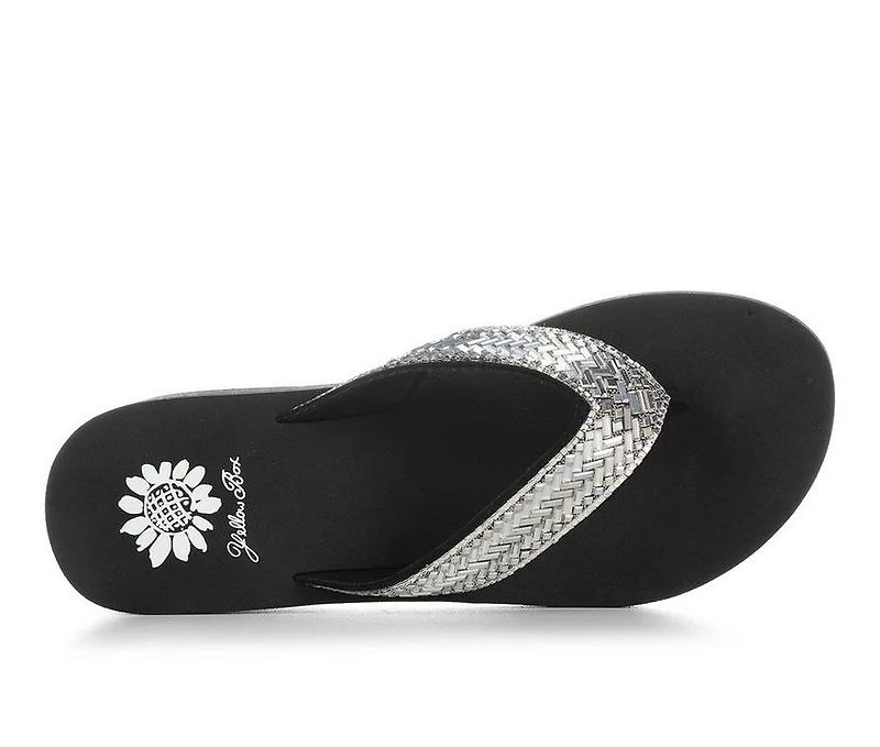 Women's Yellow Box Hestia Wedge Flip-Flops