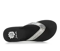 Women's Yellow Box Hestia Wedge Flip-Flops