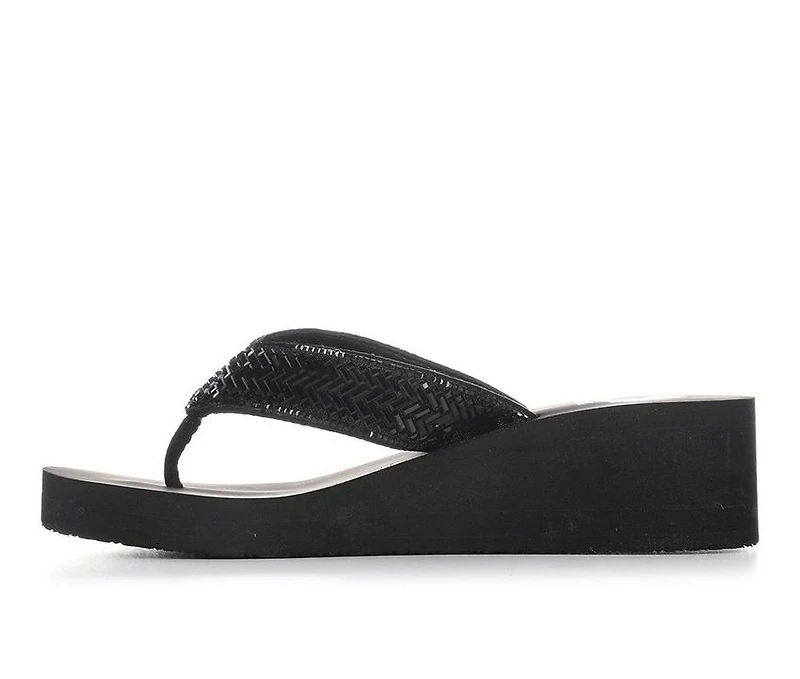 Women's Yellow Box Hestia Wedge Flip-Flops
