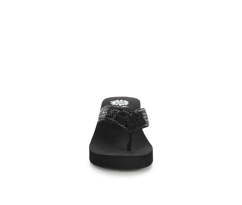 Women's Yellow Box Hestia Wedge Flip-Flops