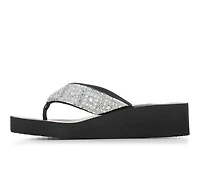 Women's Yellow Box Darlene Wedge Flip-Flops