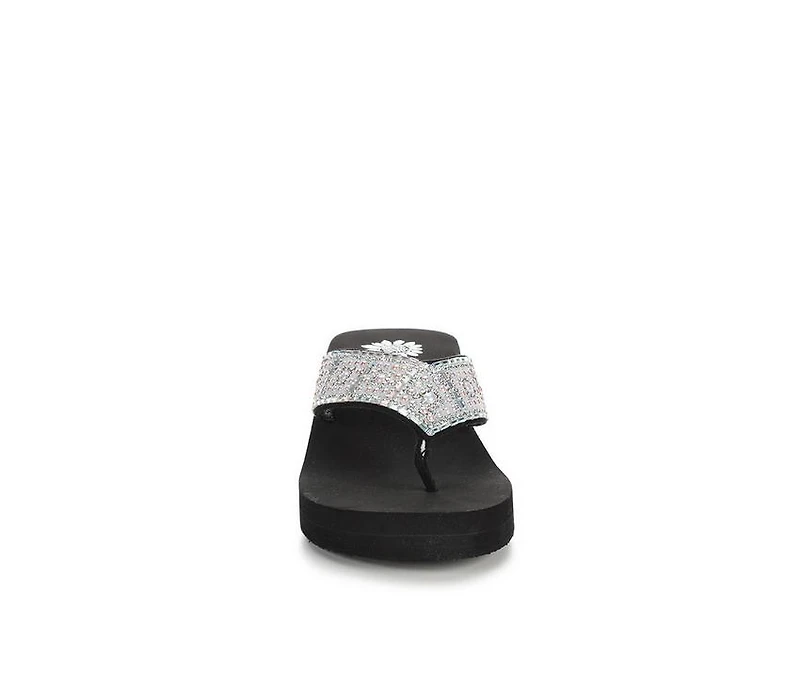 Women's Yellow Box Darlene Wedge Flip-Flops