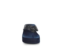 Women's Yellow Box Tari Wedge Flip-Flops