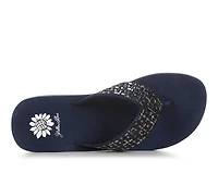 Women's Yellow Box Tari Wedge Flip-Flops