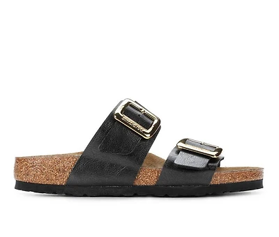 Women's Birkenstock Sydney Luxe Buckle Footbed Sandals