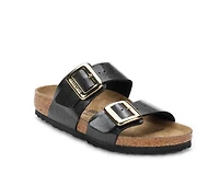 Women's Birkenstock Sydney Luxe Buckle Footbed Sandals