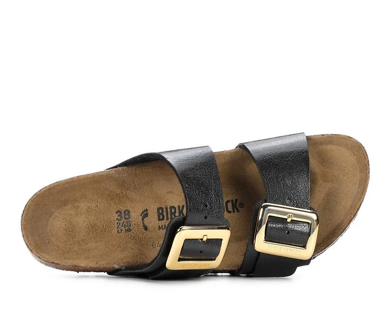 Women's Birkenstock Sydney Luxe Buckle Footbed Sandals