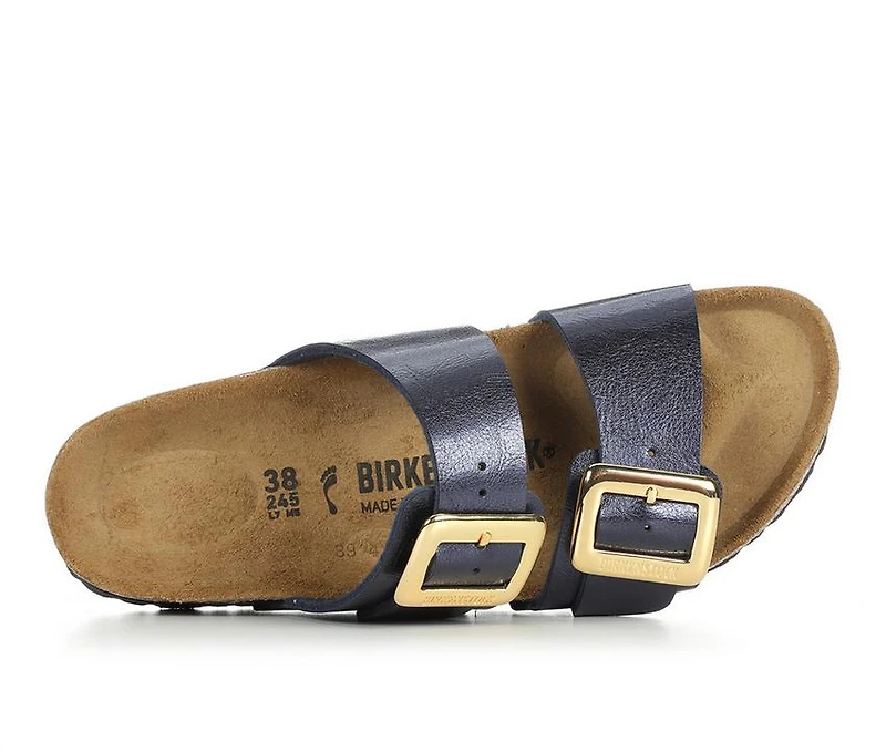 Women's Birkenstock Sydney Luxe Buckle Footbed Sandals