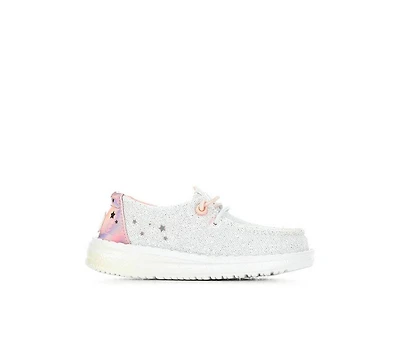 Girls' HEYDUDE Infant & Toddler Wendy Iridescent Star Casual Shoes