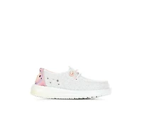 Girls' HEYDUDE Infant & Toddler Wendy Iridescent Star Casual Shoes