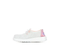Girls' HEYDUDE Infant & Toddler Wendy Iridescent Star Casual Shoes