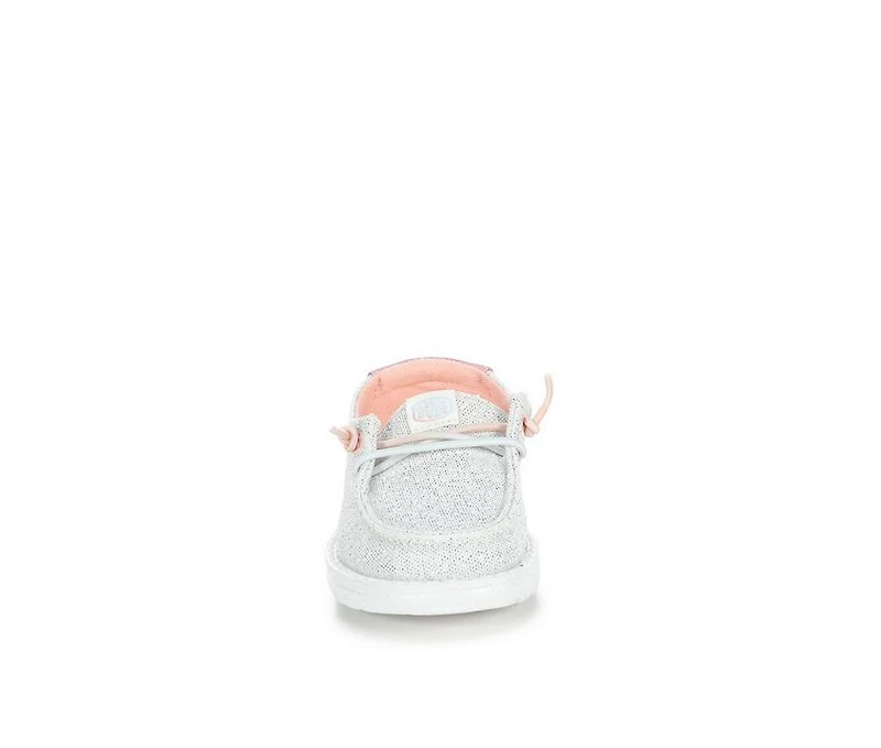 Girls' HEYDUDE Infant & Toddler Wendy Iridescent Star Casual Shoes