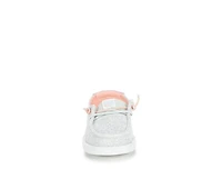 Girls' HEYDUDE Infant & Toddler Wendy Iridescent Star Casual Shoes