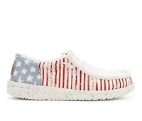 Kids' HEYDUDE Little Kid & Big Wallly Funk Americana Stars Casual Shoes
