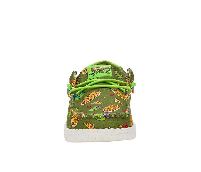 Boys' HEYDUDE Little Kid & Big Wally Y TMNT Casual Shoes
