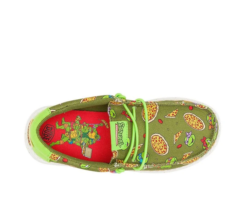 Boys' HEYDUDE Little Kid & Big Wally Y TMNT Casual Shoes