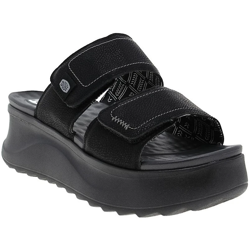 Women's HEYDUDE Delray Slide Classic Platform Wedge Sandals