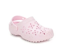 Kids' Crocs Little Kid & Big Classic Floral Cut Out Clogs