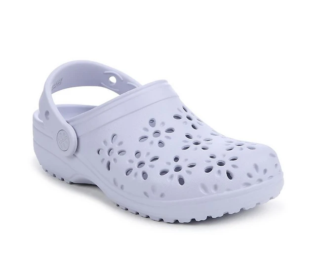 Kids' Crocs Little Kid & Big Classic Floral Cut Out Clogs