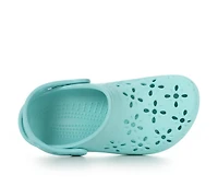 Kids' Crocs Little Kid & Big Classic Floral Cut Out Clogs